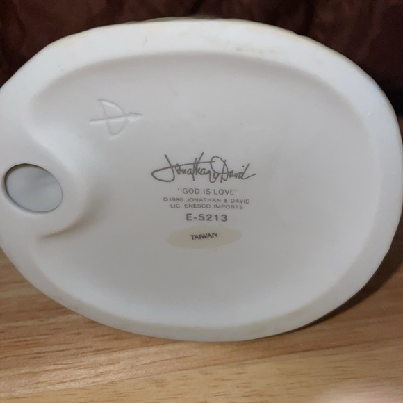 NWOT VINTAGE 1980 Porcelain Girl with Goose - Picture 5 of 5